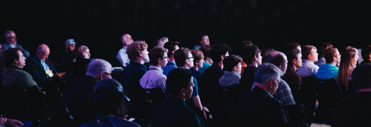 Audience watching an event